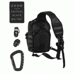 MIL-TEC ONE STRAP SMALL ASSAULT PACK TACTICAL BLACK